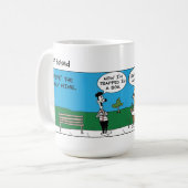 Funny Mime Kaffeetasse (Vorderseite Links)