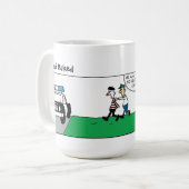 Funny Mime Neighbor Kaffeetasse (Vorderseite Links)