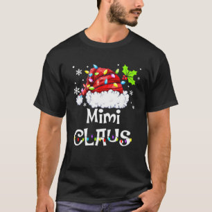 Funny Mimi Claus Christmas Pajamas Santa T-Shirt