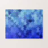 Funny Mind Teaser Puzzle ein Puzzle / Blau (Horizontal)