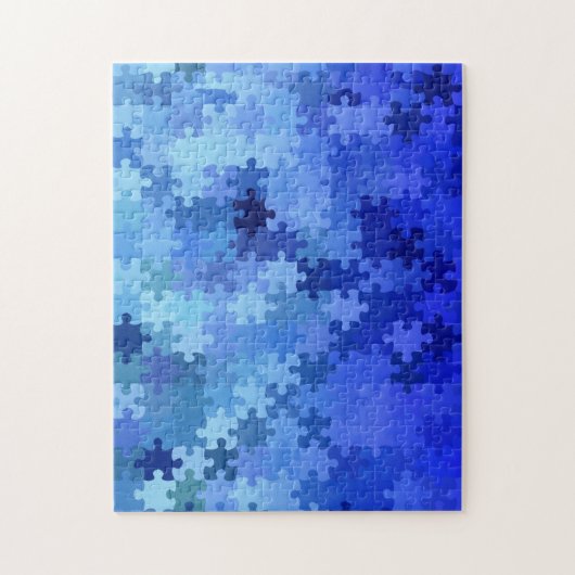 Funny Mind Teaser Puzzle ein Puzzle / Blau (Vertikal)