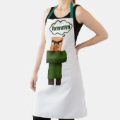 Funny Minecraft Villager Schürze - Pixel Art "Hrmm (InSitu)