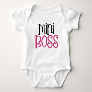 Funny Mini Boss Girl Baby Strampler