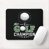 Funny Mini Golf Miniature Golfing Champion Golfer  Mousepad (Mit Mouse)
