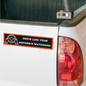 Funny Minimalist Safe Driving Bumper Sticker Autoaufkleber (Auf Lkw)