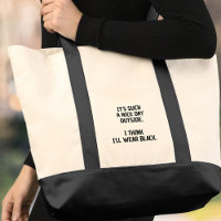 Funny Minimalistisch Bag für die modische Moody