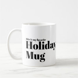 Funny Minimalistisch Christmas Pub Holiday Foto Kaffeetasse