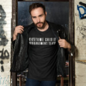 Funny Minimalistisch Halloween Costume Einfach Tri-Blend Shirt