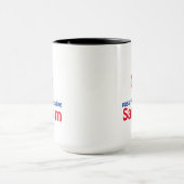 Funny Minimalistisch Text Sarcasm Attitude Tasse (Zentrum)