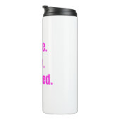 Funny Minimalistisches Zitat - Ich kam, sah ich Ig Thermosbecher (Nach rechts gedreht)