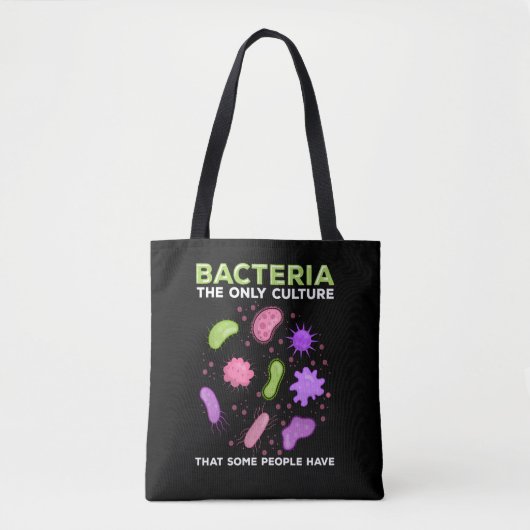 Funny Mircobiology Bacteria Culture Spaß Tasche (Vorderseite)