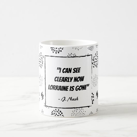 Funny mishear Texte 80er Style Kaffeetasse (Mittel)