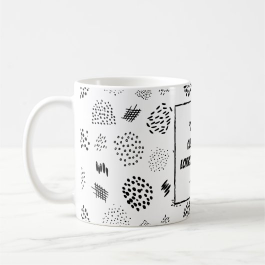 Funny mishear Texte 80er Style Kaffeetasse (Links)