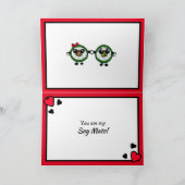 Funny Miso and Soy Sauce Pun Valentine's Day Karte (Innenseite)