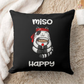 Funny Miso Happy Cat Sushi Pet Lover Kissen (Decke)