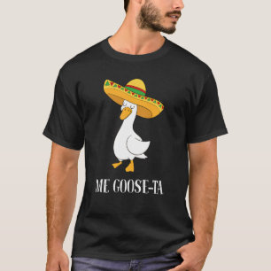 Funny Miss White Bird trägt Hat Me Goose Ta Quote T-Shirt