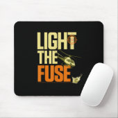 Funny Mission - Licht der Sicherung unmöglich Mousepad (Mit Mouse)