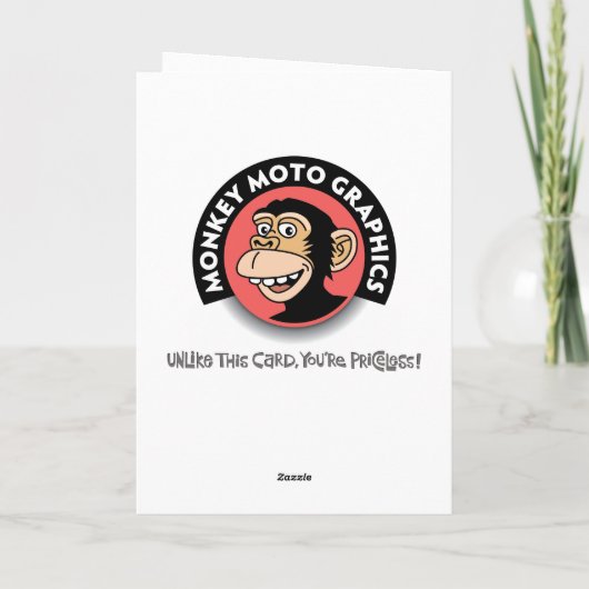 Funny Mistletoe Christmas Feiertagskarte (Rückseite)