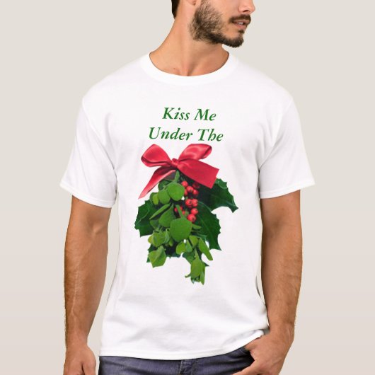 Funny Mistletoe Shirt (Vorderseite)