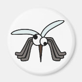 Funny Mit Augen Cartoon Mosquito Magnet (Vorne)