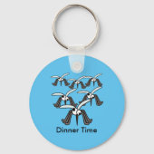 Funny Mit Augen Mosquitoys Dinner Time Schlüsselanhänger (Rückseite)