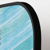 Funny Mit Monogramm Tiki Bar Pickleball Schläger (Linke Seite)