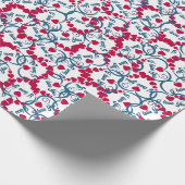 Funny mit Niedlich I Liebe You Pattern Geschenkpapier (Ecke)