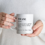 Funny Mitarbeiter Geschenk für Arbeitsteam Geschen Tasse<br><div class="desc">Funny Coworker Gift für Arbeitsteam Geschenke Custom Tasse</div>