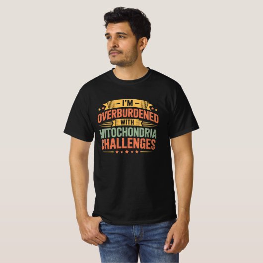 Funny Mitochondria Sprichwort Biologie Student Sci T-Shirt (Vorne ganz)