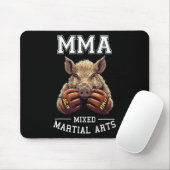 Funny Mixed Martial Arts Boar Thai Boxkäfig Kämpfe Mousepad (Mit Mouse)