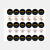 Funny Mixed Stickers 2024 Etiketten (Blatt)