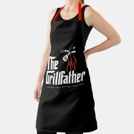 Funny Mob Satire Schürze, #fathersdaygift Vater Schürze (InSitu)