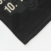 Funny Model Railroad Conductor Train Lover Locomot Fleecedecke (Ecke)