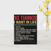 Funny Model Railroad Conductor Train Lover Locomot Karte (Gelbe Blume)