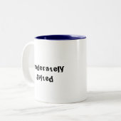 Funny Moderat begabt Zweifarbige Tasse (Vorderseite Links)