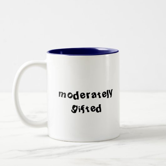 Funny Moderat begabt Zweifarbige Tasse (Links)