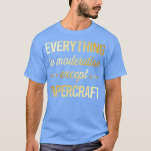 Funny Moderation Papier Papier Handwerk T-Shirt
