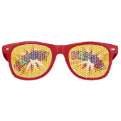 Funny Modern Comic Book KA-POW Partybrille (Vorderseite)