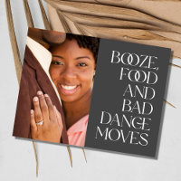 Funny Modern Foto Hochzeitbudget Save the Date