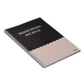Funny Modern Modern Swing Journal Monogram Notizblock (Rechte Seite)