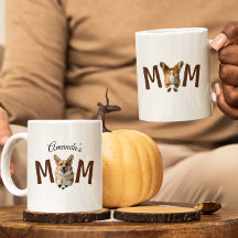 Funny modern niedlich Corgi Welpenhund Mama