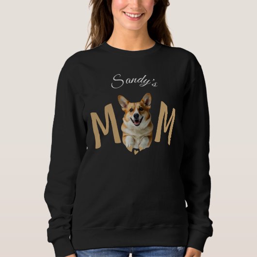 Funny modern niedlich Pembroke Welsh Corgi Hundema Sweatshirt (Vorderseite)