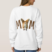 Funny modern niedlich Pembroke Welsh Corgi Hundema Sweatshirt (Rückseite)