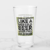 Funny Modern Pint Beer Glass Glas (Rückseite)