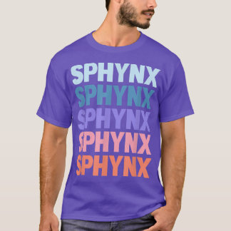 Funny Modern Repeat Tet Design Sphyn T-Shirt