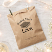 Funny Modern Sending Smore Liebe Hochzeit Leckerei Geschenktütchen (Ausgeschnitten)