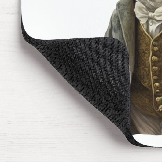 Funny Modern Smart Frosch Boss in Krawatte Coat & Mousepad (Ecke)