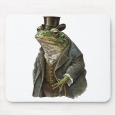Funny Modern Smart Frosch Boss in Krawatte Coat & Mousepad (Vorne)