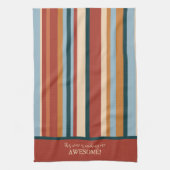 Funny Modern Strike Custom Wine Zitat Geschirrtuch (Vertikal)