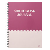 Funny Modern Swing Journal Pink Notizblock (Vorderseite)
